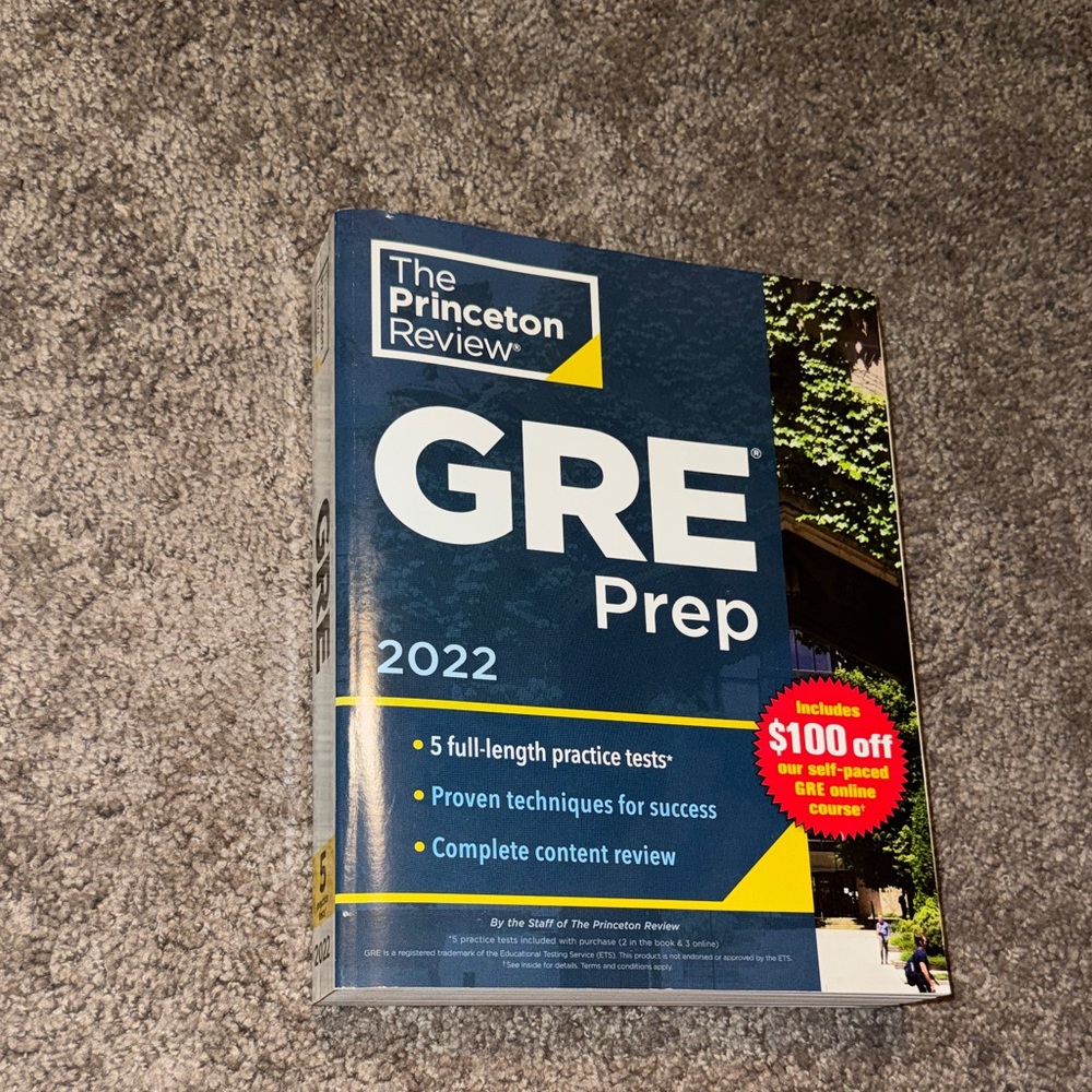 GRE Prep Book
